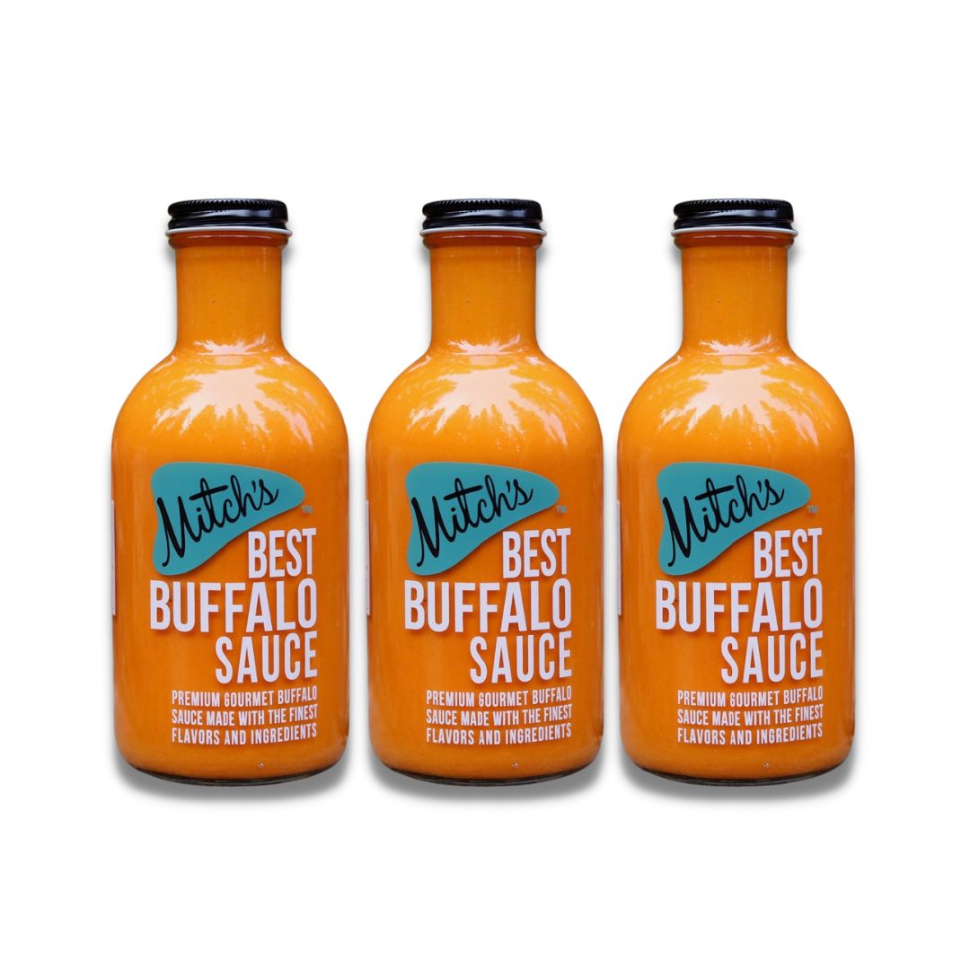 Mitch's Best Buffalo Sauce - 3 Bottles - Priority Shipping added in your Cart